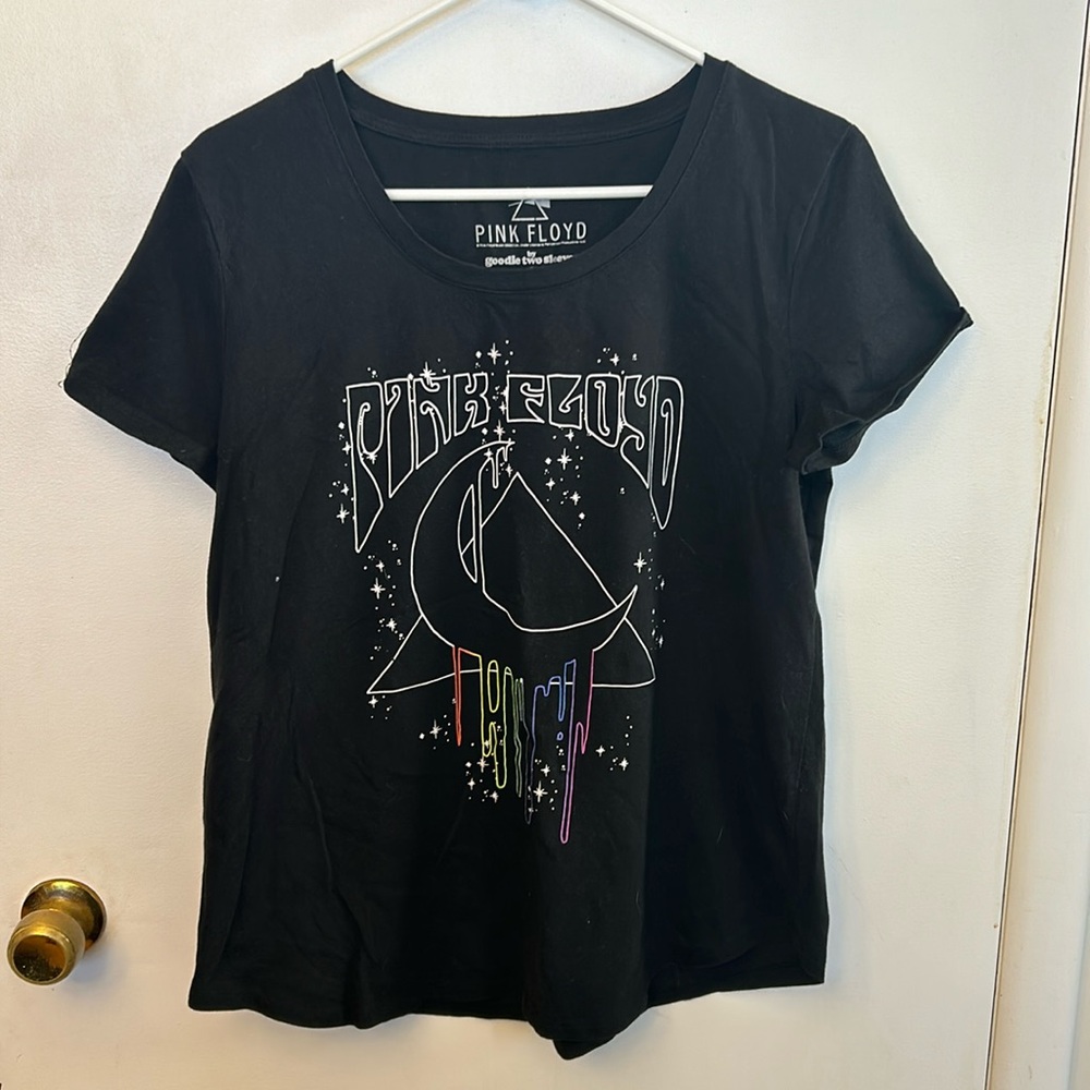 Goodie Two Sleeves Women’s Pink Floyd Tshirt Black Size Large